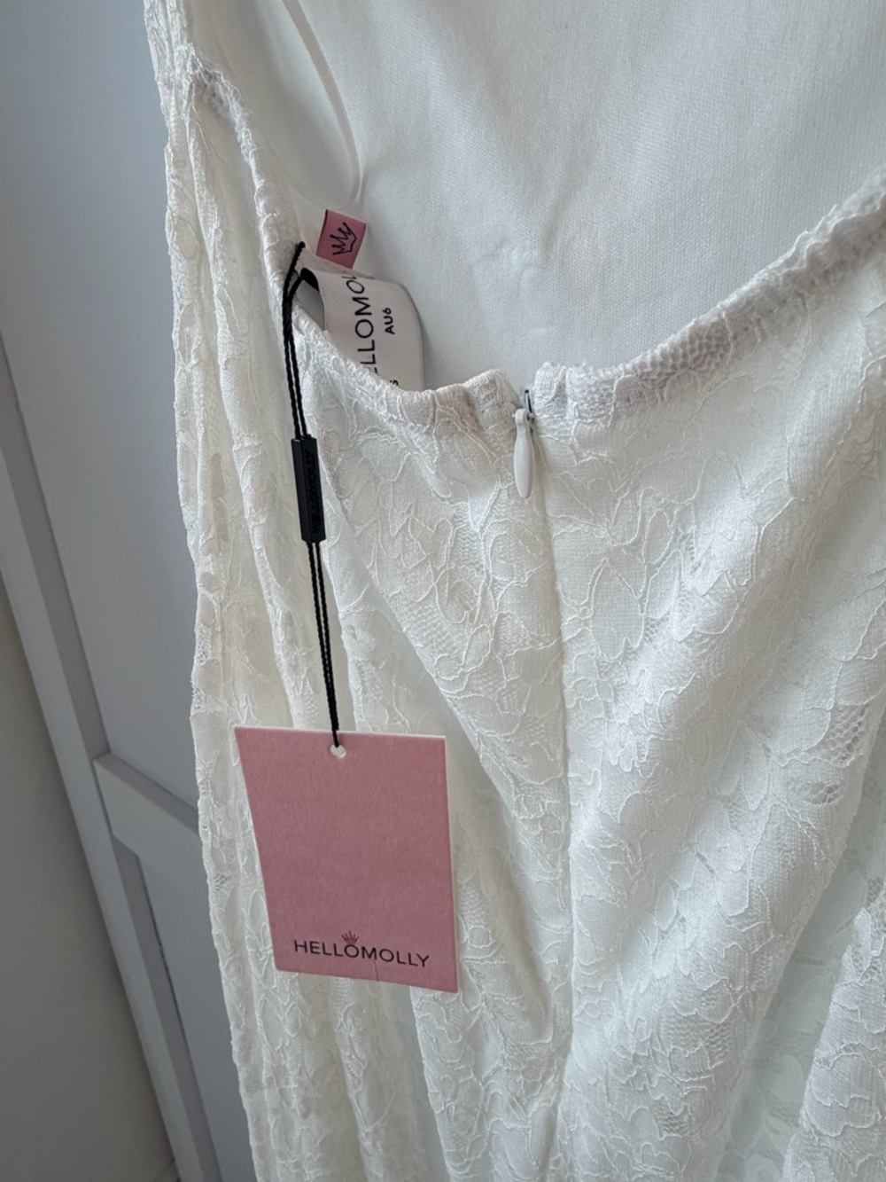 Hello Molly White Lace Maxi Dress (NWT) - Picture 9 of 9